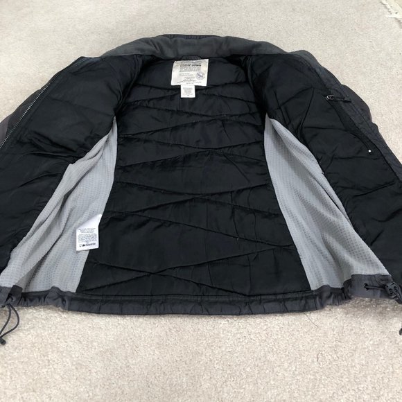 Eddie Bauer Goose Down Jacket Women's size Medium + Swarovs Heart Button Covers - Picture 5 of 10